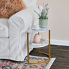 Household Essentials Half Moon Side End Table - 2 of 4