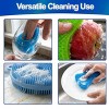 5 Star Super Deals 6 Pack Reusable Silicone Sponges – Non-Scratch Bristles for Easy Cleaning of Dishes, Fruits & Veggies in Kitchen - 3 of 4