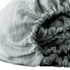 HomeRoots Blue Linen California King Fitted sheet - 4 of 4