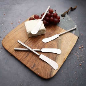 Inox Artisans Jason Butter Knife/Cheese Spreader 4 Pc. Set - 1 of 4