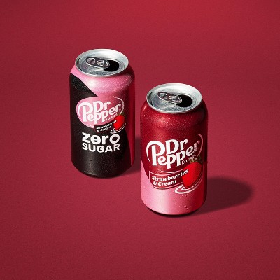 Dr Pepper Strawberries &#38; Cream Soda - 12pk/12 fl oz Cans_2