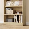 71" Tall Walnut Bookshelf,5 Tier Wooden Book Shelf，Free Standing Farmhouse Bookcase with Open Display Storage,Vintage Bookshelves for Office - 4 of 4