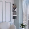TIRAMISUBEST Corner Shelf Storage Sideboard Cabinet - White - 2 of 4