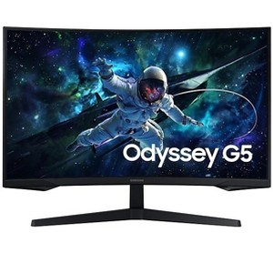 Manufacturer Refurbished Samsung Odyssey G5 32" QHD 165Hz 1ms GTG Curved VA LED FreeSync Gaming Monitor, Black - 1 of 1