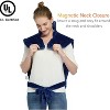 Heating Pad for Neck and Shoulders Back Pain Relief, Weighted Electric Heating Pads with Auto Shut Off, Fast Heating & 4 Heat Settings - 3 of 4