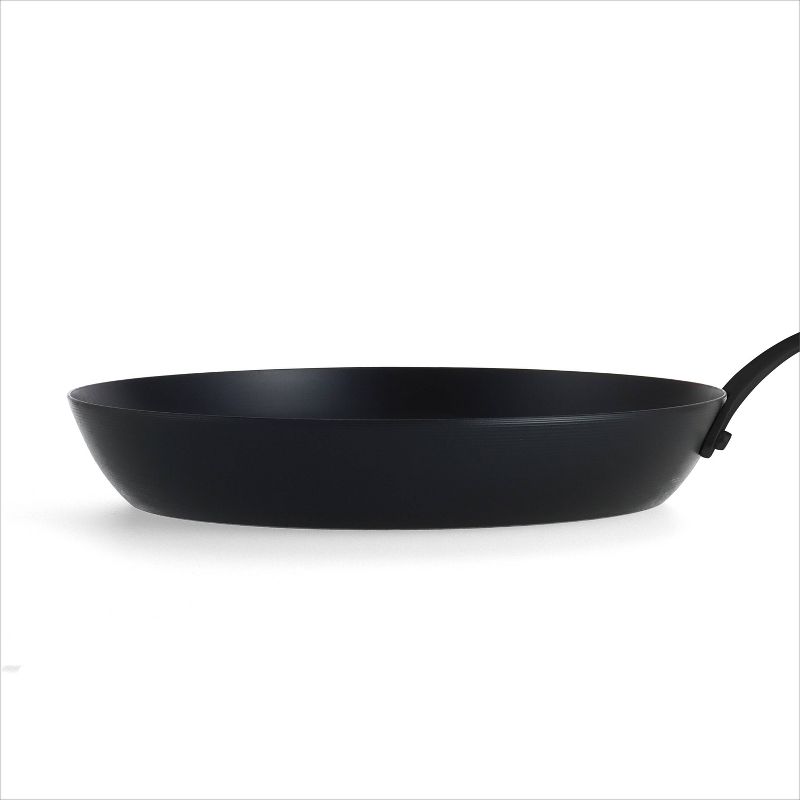 OXO 10&#34; Steel Open Frypan with Silicone Sleeve Black, 3 of 12