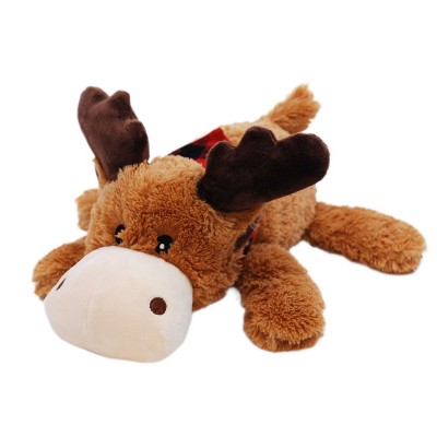 KONG Holiday Cozie Reindeer Dog Toy - Brown