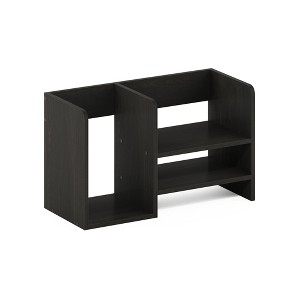 HOMLUX Wood Desktop Bookshelf Storage Organizer Display Shelf Rack Dorm Office - 1 of 4