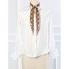 INSPIRE CHIC Women's Chic Polka Dot Skinny Bag Accessory Neckerchief Scarves Hair Band Ribbon - 2 of 4