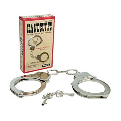 Schylling Metal Handcuffs with Keys, Ages 5 and Up