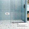 Frameless Tempered Glass Shower Door: Single Slide, Soft-Close - 3 of 3