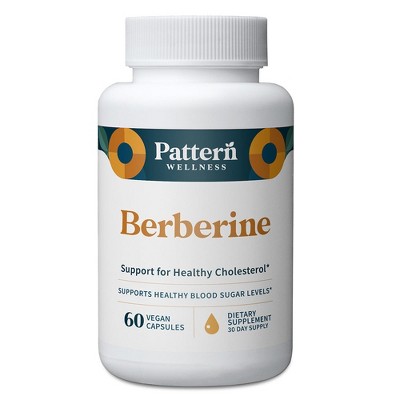 Pattern Wellness Berberine Supplement - 60 Count