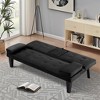 CAVINAS 65" Futon Couch Sofa - Convertible Sleeper Sofa Bed with Comfortable Upholstery, Space-Saving Practical Furniture for Living Room, Bedroom - 3 of 4