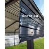 Metal Carport,Heavy Duty Carport All-Weather with Galvanized Steel Roof - 3 of 4