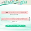Unique Bargains Aluminum Alloy Rulers with Centimeters Millimeters Inches and Conversion Table 2 Pcs - 2 of 4