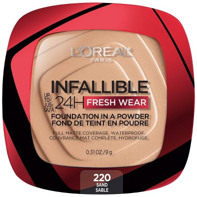 Base de Maquillaje Líquida L'Oréal Infallible Fresh Wear 220 Sable Sand 30  ml