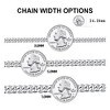 Miami Cuban Link Chain Necklace Men Women 18  Italian Sterling Silver 5mm Ginger Lyne Collection - 3 of 4