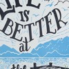 Northlight Life is Better at the Lake Outdoor Garden Flag 12.5" x 18" - 4 of 4