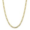 Black Bow Jewelry 5.5mm, 10k Yellow Gold, Concave Figaro Chain Necklace - 3 of 4