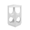 SEVOBAL Pet Crates and Houses Multifunctional Double-Layer Cat Station Suitable for Small and Medium-Sized Cat House, White, 18.78"*18.78*27.56" - 2 of 4