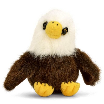 Bearington Soar Plush Stuffed Animal Bald Eagle, Pose-Able and Huggable Design, 6"