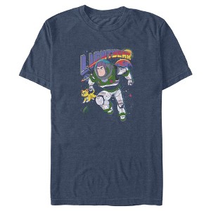 Men's Lightyear Buzz and Sox Protecting The Galaxy T-Shirt - 1 of 4