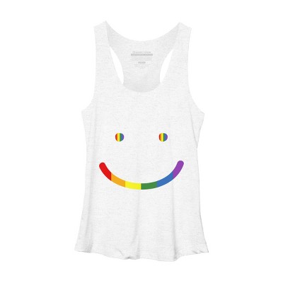 Adult Design By Humans Pride Smile By Legato Tendo Racerback Tank Top
