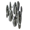 Sorcerers Stones Handmade Metal Wall Sculpture Silver - StyleCraft: Iron Abstract Art, Contemporary Decor, Includes Hook - 2 of 4