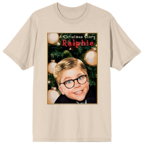 A Christmas Story Ralphie Poster Art Unisex Natural T-shirt-XL