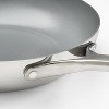 12" Nonstick Ceramic Coated Stainless Steel Frying Pan with Cover - Figmint™ - 4 of 4