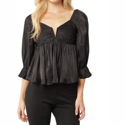 Women's Iridescent Babydoll Top - entro