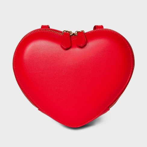 Puff Heart Crossbody Bag - A New Day™ Red : Target