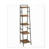 Acoinel 5-Tier Ladder Shelf, Narrow Bookshelf, Industrial Bookcase - 3 of 3