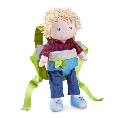 Summer Meadow Adjustable Green and Blue Doll Carrier