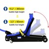 2 Ton Low Profile Floor Jack Heavy Duty Steel Hydraulic Floor Jack Single Piston Lift Pump Lifting Range 3.3"-15.2" - 4 of 4