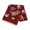 Anna-Kaci Women's Knitted Winter Scarf with Reindeer and Snowflake Holiday Pattern 66×12 Inches - 3 of 4