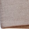 70" X 55" Pink And White Cotton Blend Woven Herringbone Plush Throw Blanket with Tassels - 4 of 4