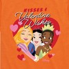 Girls' - Disney Princess - Kisses and Valentine Wishes Short Sleeve Graphic T-Shirt - 2 of 4