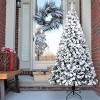 6FT PVC Flocking Christmas Tree 750 Branches Spread Out Naturally Tree - 2 of 4