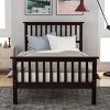 ALEXOUN Twin Size Bed Frame, Wood Twin Platform Bed with Headboard and Footboard for Kids Boys Girls Teens Adults,No Box Spring Need - 2 of 4