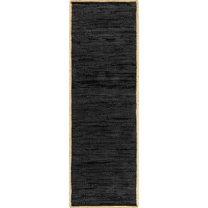 Nuloom Sabby Hand Woven Leather Flatweave Indoor Area Rug - 1 of 4
