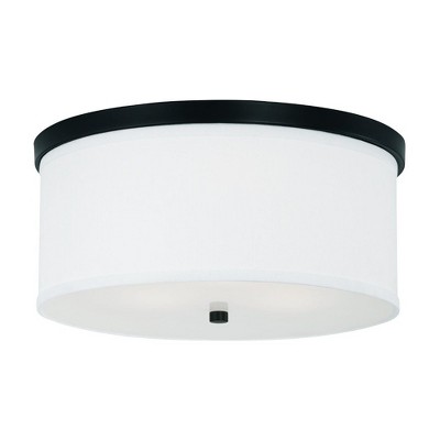 Capital Lighting Midtown 3 - Light Flush Mount in  Matte Black