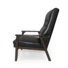Kumasinova Mid-Century Modern Accent Chair, Tufted Upholstered Armchair, Rubberwood Frame, Angled Legs, Sofa Chair for Lounge & Living Room - 3 of 4