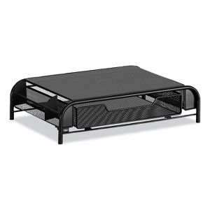 Powered Onyx Monitor Stand, 18.25" x 11.75" x 4.5", Black - 1 of 1