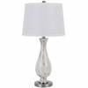 Cal Lighting 150W 3 Way Abinger Glass Table lamp with hardback Fabric Shade (Sold in Pairs) - 3 of 3