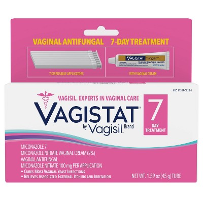 VAGISTAT 7 Day 2% Miconazole Nitrate Cream for Yeast Infection Treatment - 7ct