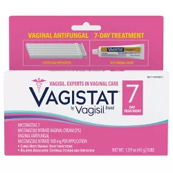 Vagisil 7 Day 2% Miconazole Nitrate Cream for Yeast Infection Treatment - 7ct