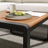 CAVINAS Outdoor Couch Set with Cushions and Coffee Table, Metal L Shaped Outdoor Couch, Modern Patio Sectional Furniture Set for Backyard - 2 of 4