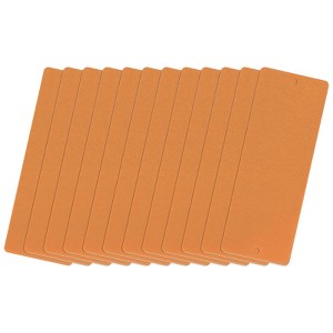 Unique Bargains DIY Laser Printing Office Engraving Blank Metal Cards 12 Pcs - 1 of 4