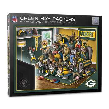 NFL Green Bay Packers Purebred Fans 'A Real Nailbiter' Puzzle - 500pc